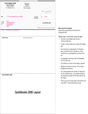 Canadian Cheque Template