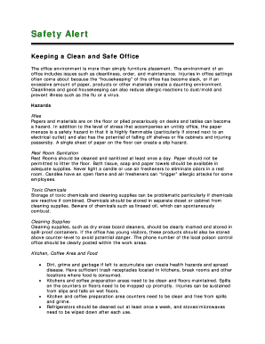 Office Safety Alert