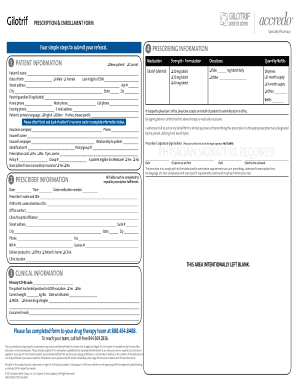 Gilotrif Prescription and Enrollment Form