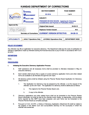 Kansas prisoner review board