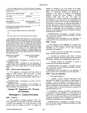 Louisiana Application For Military Discount