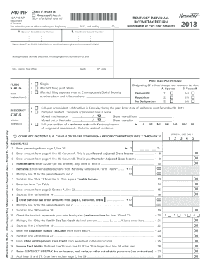 Kentucky Individual Income Tax Return