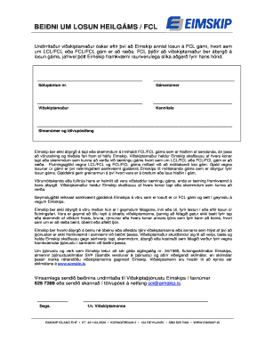 FCL Cargo Release Request