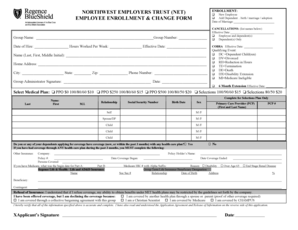 Employee Enrollment and Change Form