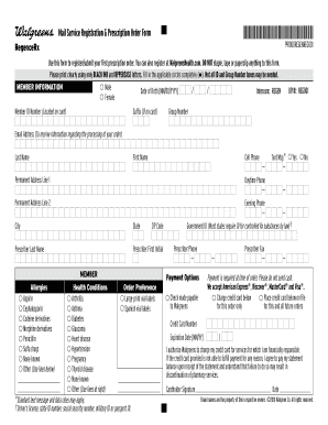 RegenceRx Prescription Order Form