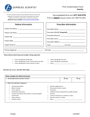 Humira Prior Authorization Form