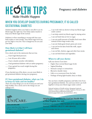 Gestational Diabetes Health Tips