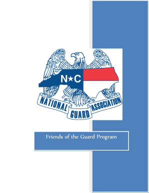 Friends of the Guard Donation Form