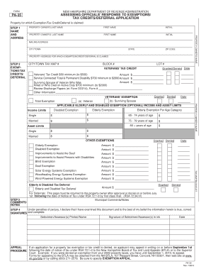 New Hampshire Property Tax Exemption Application