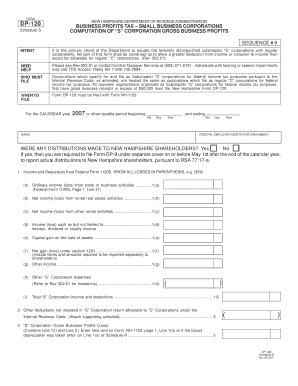 New Hampshire DP-120 Form