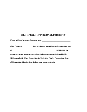 BILL OF SALE FORM Revised Dec05 - waterdistrict2com