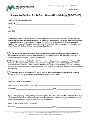 CC-BY-NC OpenMicrobiology Licence to Publish Form