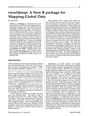 rworldmap: A New R package for