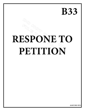 Response to Petition for Child Support Modification