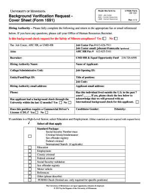Background Verification Request Form