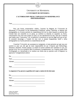L’AUTORISATION POUR L’EMPLOI D’UNE RESSEMBLANCE PHOTOGRAPHIQUE