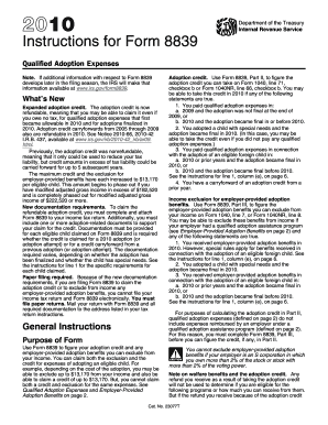 Instructions for Form 8839