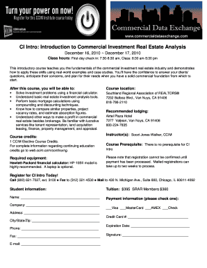 CCIM Flyer