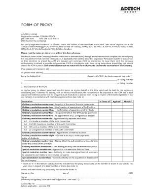 ADvTECH Proxy Form