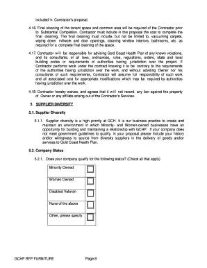 RFQ cover letter Bethco