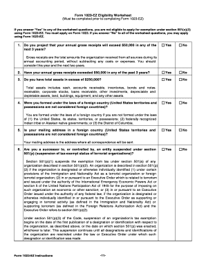 Form 1023-EZ