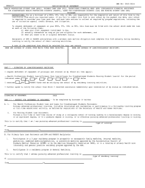 HRSA-519 Certification of Deferment