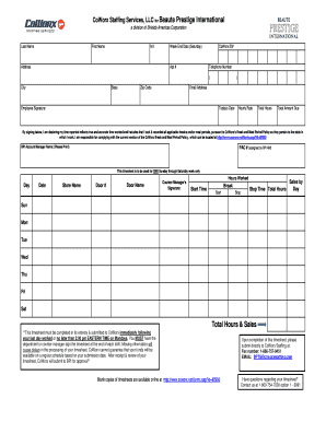 CoWorx Staffing Timesheet