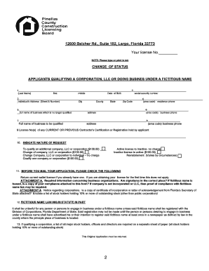 Florida Business Qualification Application