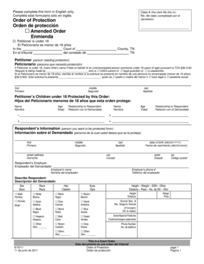 Tennessee Order of Protection