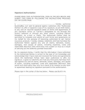 SureLC Agent Contracting Form