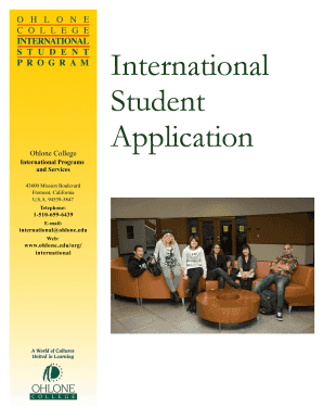International Student Application