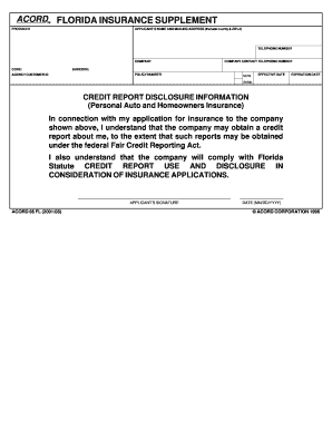 Florida Insurance Producer Application