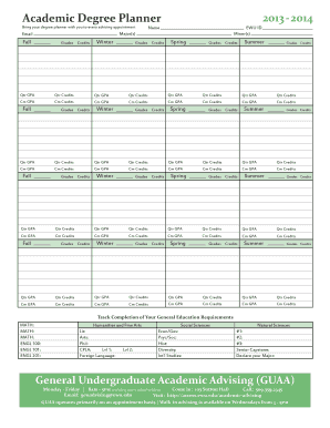 Academic Degree Planner