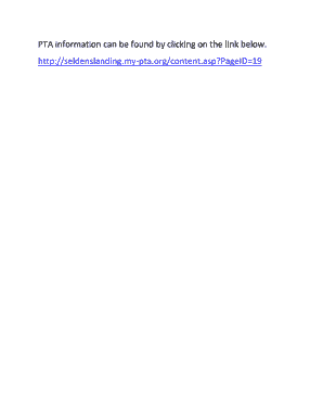 National PTA Reflections Interest Form