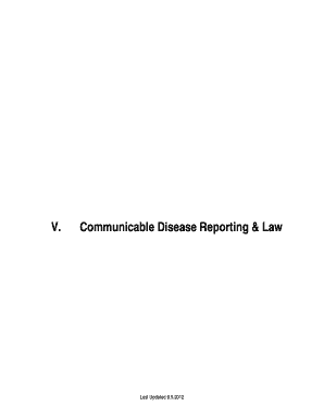 North Carolina Communicable Disease Report