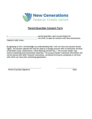 Parent Guardian Consent Form