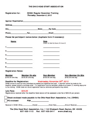 DECEMBER MEETING - ohsai