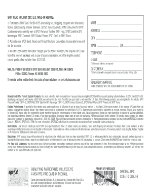 SPOT Gen3 Holiday 2013 US Mail-In Rebate