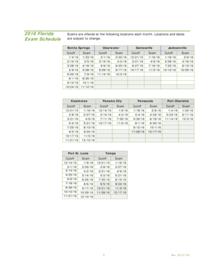 Florida Construction Exam Registration Form