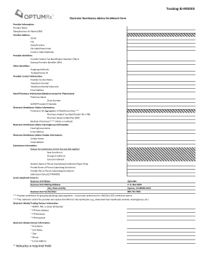 Electronic Remittance Advice Enrollment Form