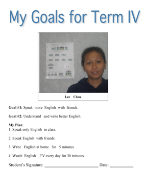 English Learning Plan