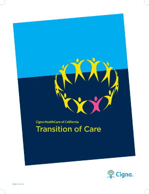 Cigna Transition of Care Request Form