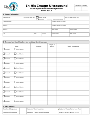 IHI Grant Application