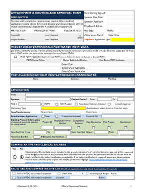 Reminder message for contribution - ATTACHMENT A ROUTING AND APPROVAL FORM Date Starting Sign-off - extranet fhcrc