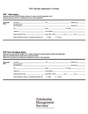 Application Form