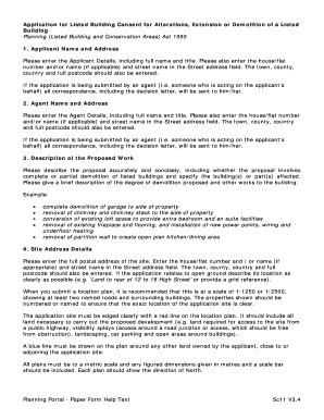Application for Listed Building Consent