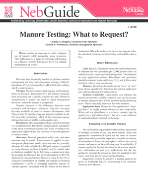 Manure Sample Submission Form