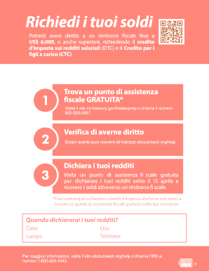 Modulo di richiesta credito fiscale