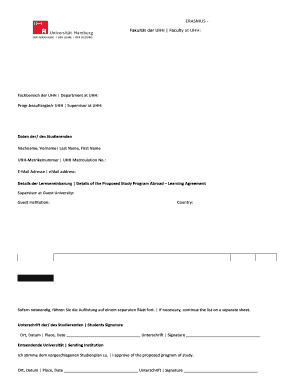 Vorläufiges Lernvereinbarung