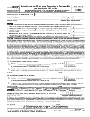 Formulario 8879(SP)